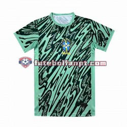 Camisola Alternativa (2ª) Guarda-redes Seleção Brasileira Verde Copa America 2024 Manga Curta ,Homem