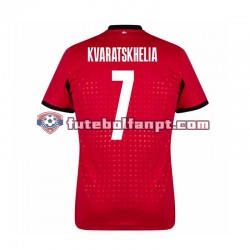 Camisola Alternativa (2ª) Georgia Kvaratskhelia 7 Euro 2024 Manga Curta ,Homem