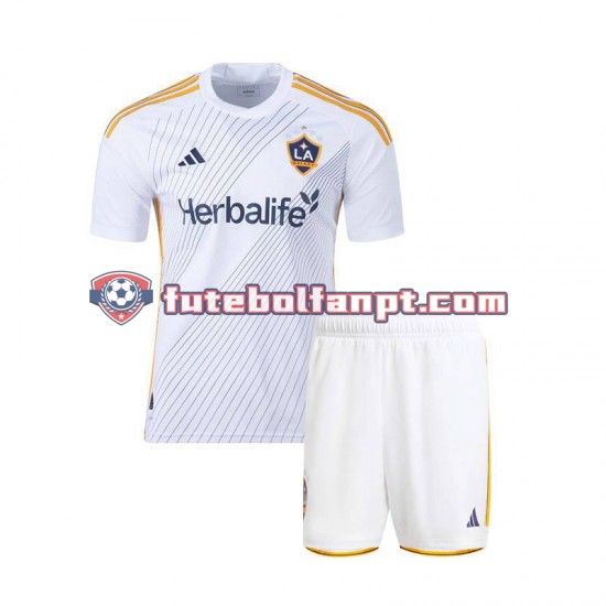 Camisola Principal Los Angeles Galaxy 2024 Manga Curta ,Criança