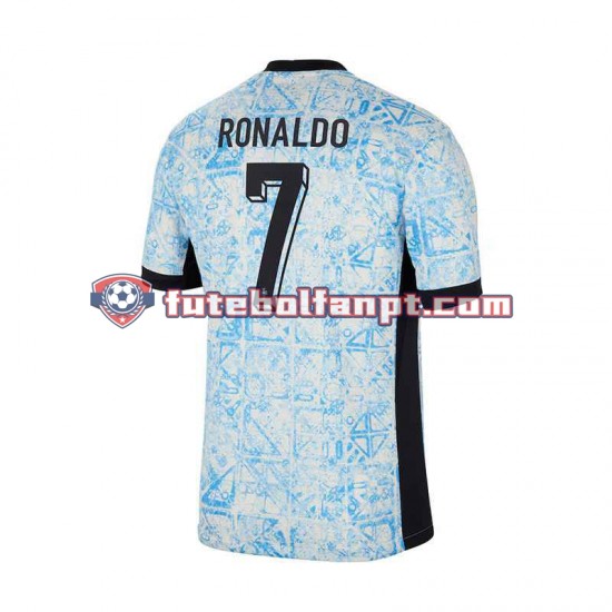 Camisola Alternativo Seleção Portuguesa Cristiano Ronaldo 7 Euro 2024 Manga Curta ,Homem