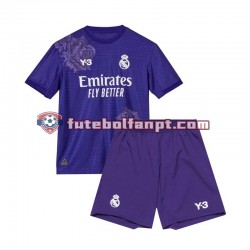 Camisola Alternativa (3ª) Real Madrid Roxo Época 2023/2024 Manga Curta ,Criança