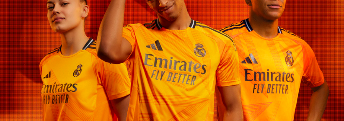 A nova camisola alternativa do Real Madrid