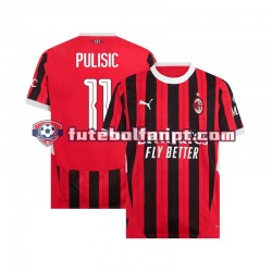 Camisola Principal AC Milan UCL Font PULISIC 11 Época 2024/2025 Manga Curta ,Homem