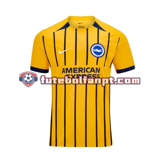 Camisola Alternativo Brighton Hove Albion Época 2024/2025 Manga Curta ,Homem