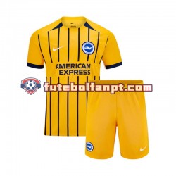 Camisola Alternativo Brighton Hove Albion Época 2024/2025 Manga Curta ,Criança