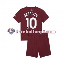 Camisola Alternativa (2ª) Manchester City Jack Grealish 10 Época 2024/2025 Manga Curta ,Criança