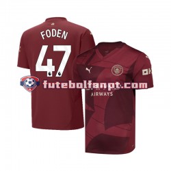 Camisola Alternativa (2ª) Manchester City Phil Foden 47 Época 2024/2025 Manga Curta ,Homem