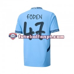 Camisola Principal Manchester City UCL Font FODEN 47 Época 2024/2025 Manga Curta ,Homem