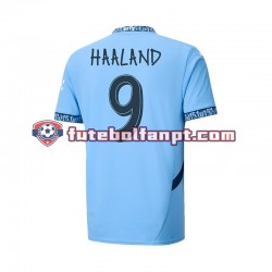 Camisola Principal Manchester City UCL Font Haaland 9 Época 2024/2025 Manga Curta ,Homem