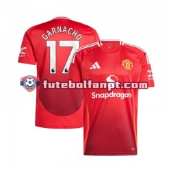 Camisola Principal Manchester United Vermelho Alejandro Garnacho 17 Época 2024/2025 Manga Curta ,Homem