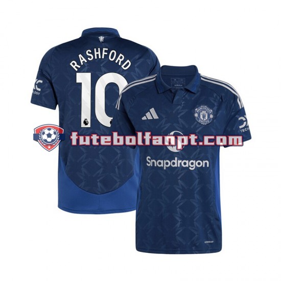 Camisola Alternativo Manchester United Marcus Rashford 10 Época 2024/2025 Manga Curta ,Homem