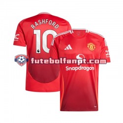 Camisola Principal Manchester United Vermelho Marcus Rashford 10 Época 2024/2025 Manga Curta ,Homem