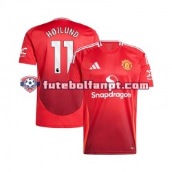 Camisola Principal Manchester United Vermelho Rasmus Hojlund 11 Época 2024/2025 Manga Curta ,Homem