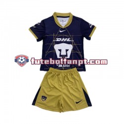 Camisola Alternativo Pumas UNAM Época 2024/2025 Manga Curta ,Criança