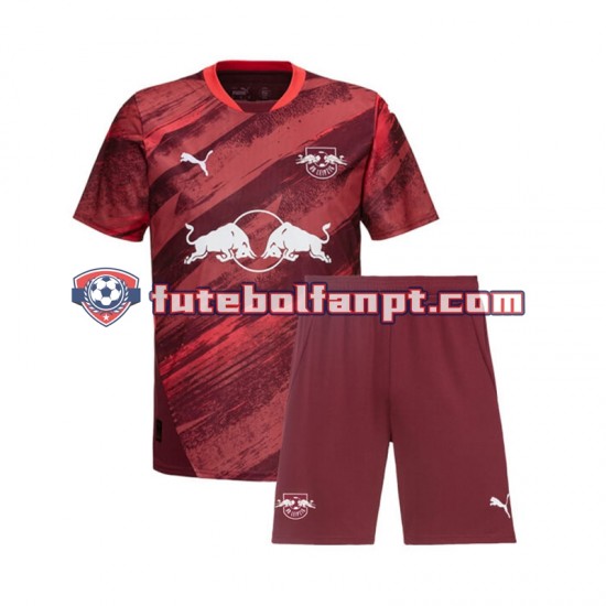 Camisola Alternativo RB Leipzig Época 2024/2025 Manga Curta ,Criança