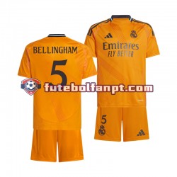 Camisola Alternativo Real Madrid BELLINGHAM 5 Época 2024/2025 Manga Curta ,Criança