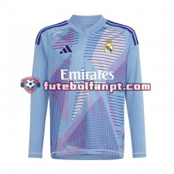 Camisola Principal Guarda-redes Real Madrid Azul Época 2024/2025 Manga Comprida ,Homem