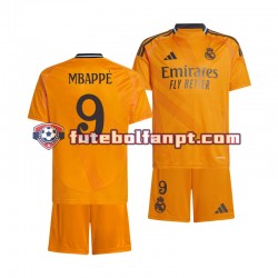 Camisola Alternativo Real Madrid Mbappe 9 Época 2024/2025 Manga Curta ,Criança