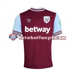 Camisola Principal West Ham United Época 2024/2025 Manga Curta ,Homem