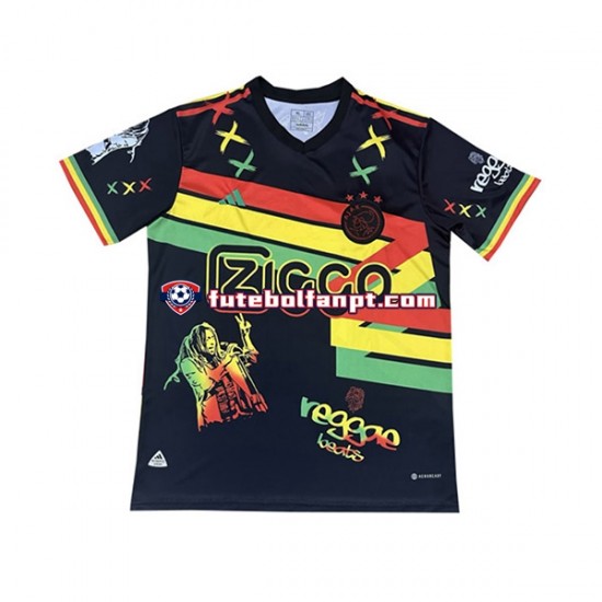 Camisola Principal AFC Ajax Bob Marley Época 2023/2024 Manga Curta ,Homem