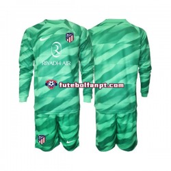 Camisola Alternativo Guarda-redes Atlético Madrid Verde Época 2023/2024 Manga Comprida ,Criança