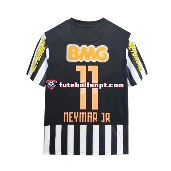 Camisola Alternativo Santos FC Neymar JR 11 Retro 2012 Manga Curta ,Homem