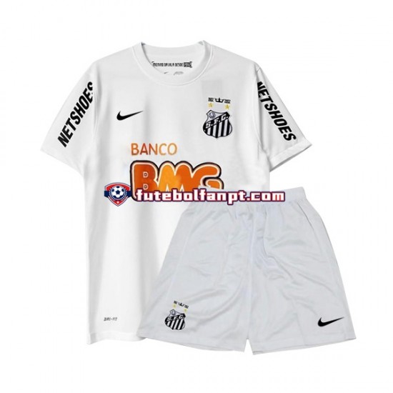 Camisola Principal Santos FC Retro 2012 Manga Curta ,Criança