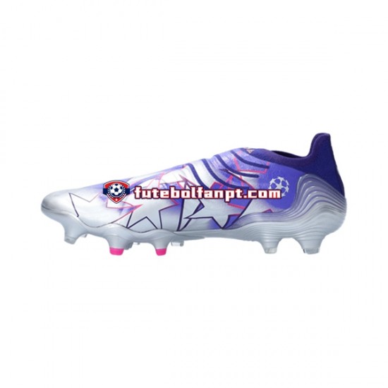 Roxo Branco Adidas COPA SENSE FG Champions Code Chuteiras de futebol