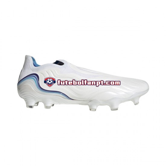 Azul Branco Adidas COPA SENSE FG Diamond Edge Chuteiras de futebol