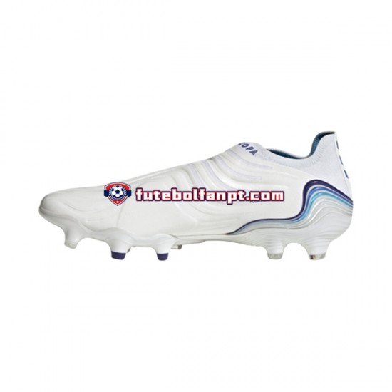 Azul Branco Adidas COPA SENSE FG Diamond Edge Chuteiras de futebol