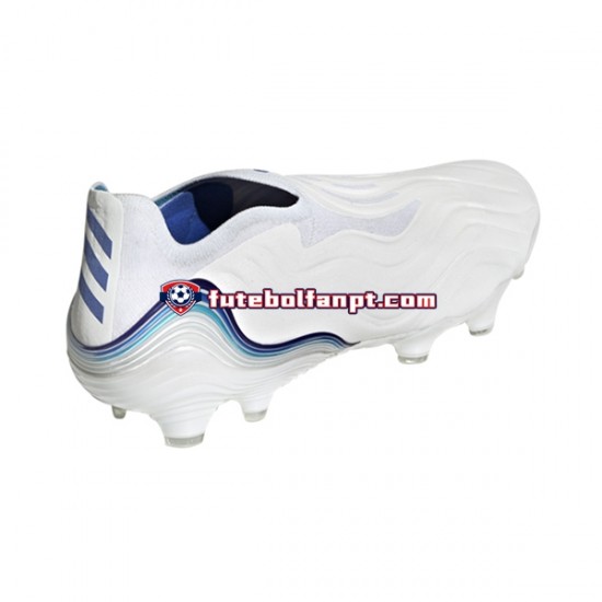 Azul Branco Adidas COPA SENSE FG Diamond Edge Chuteiras de futebol