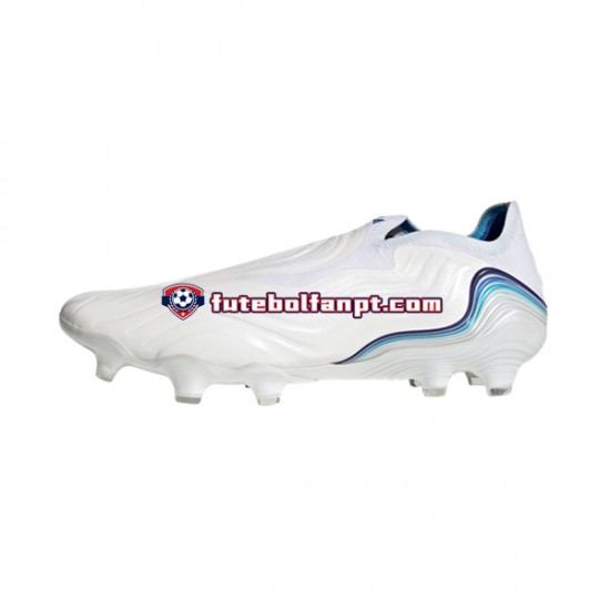 Azul Branco Adidas COPA SENSE FG Diamond Edge Chuteiras de futebol