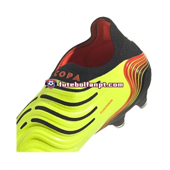 Amarelo Adidas COPA SENSE FG Game Data Chuteiras de futebol