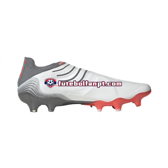 Vermelho Cinza Branco Adidas COPA SENSE FG White Gnist Chuteiras de futebol