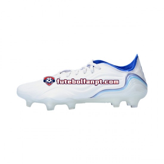 Azul Branco Adidas COPA SENSE.1 FG Diamond Edge Chuteiras de futebol