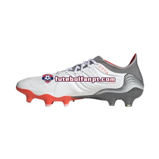 Vermelho Cinza Branco Adidas COPA SENSE.1 FG White Gnist Chuteiras de futebol