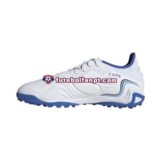 Azul Branco Adidas COPA SENSE.1 TF Diamond Edge Chuteiras de futebol