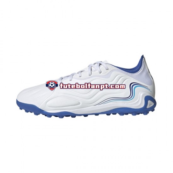 Azul Branco Adidas COPA SENSE.1 TF Diamond Edge Chuteiras de futebol