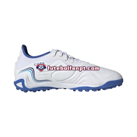 Azul Branco Adidas COPA SENSE.1 TF Diamond Edge Chuteiras de futebol