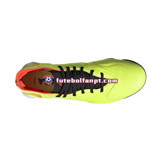 Amarelo Adidas COPA SENSE.1 TF Game Data Chuteiras de futebol