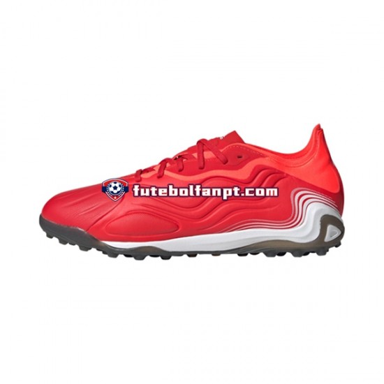 Vermelho Branco Adidas COPA SENSE.1 TF Meteorite Chuteiras de futebol