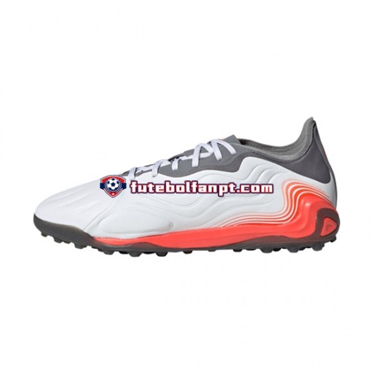 Vermelho Cinza Branco Adidas COPA SENSE.1 TF White Gnist Chuteiras de futebol