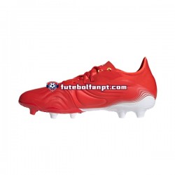 Vermelho Branco Adidas COPA SENSE.2 FG Meteorite Chuteiras de futebol