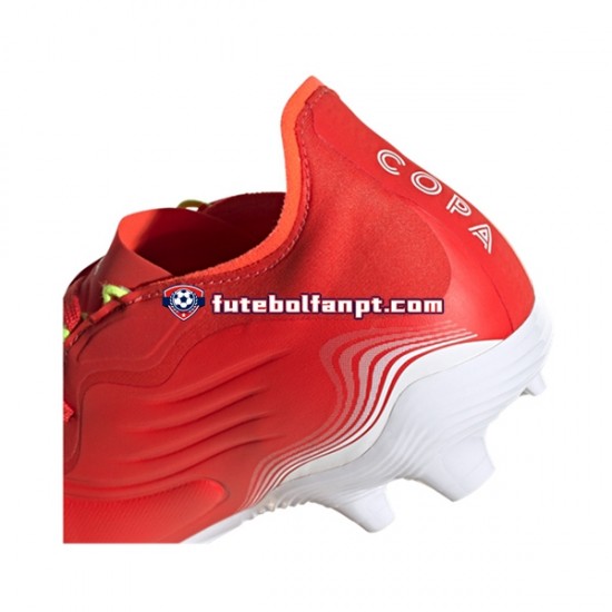 Vermelho Branco Adidas COPA SENSE.2 FG Meteorite Chuteiras de futebol