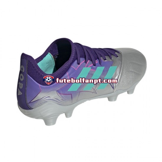 Roxo Branco Adidas COPA SENSE.3 FG Champions Code Chuteiras de futebol