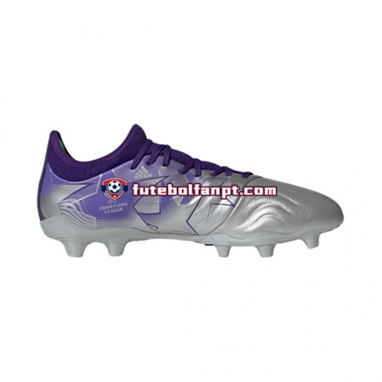 Roxo Branco Adidas COPA SENSE.3 FG Champions Code Chuteiras de futebol