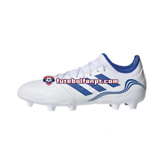 Azul Branco Adidas COPA SENSE.3 FG Diamond Edge Chuteiras de futebol