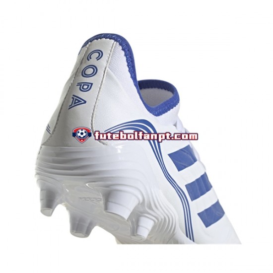 Azul Branco Adidas COPA SENSE.3 FG Diamond Edge Chuteiras de futebol