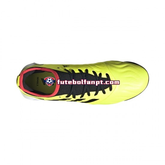 Amarelo Adidas COPA SENSE.3 TF Game Data Chuteiras de futebol