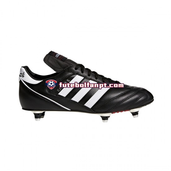 Branco Preto Adidas Classic Kaiser 3 Cup SG Chuteiras de futebol